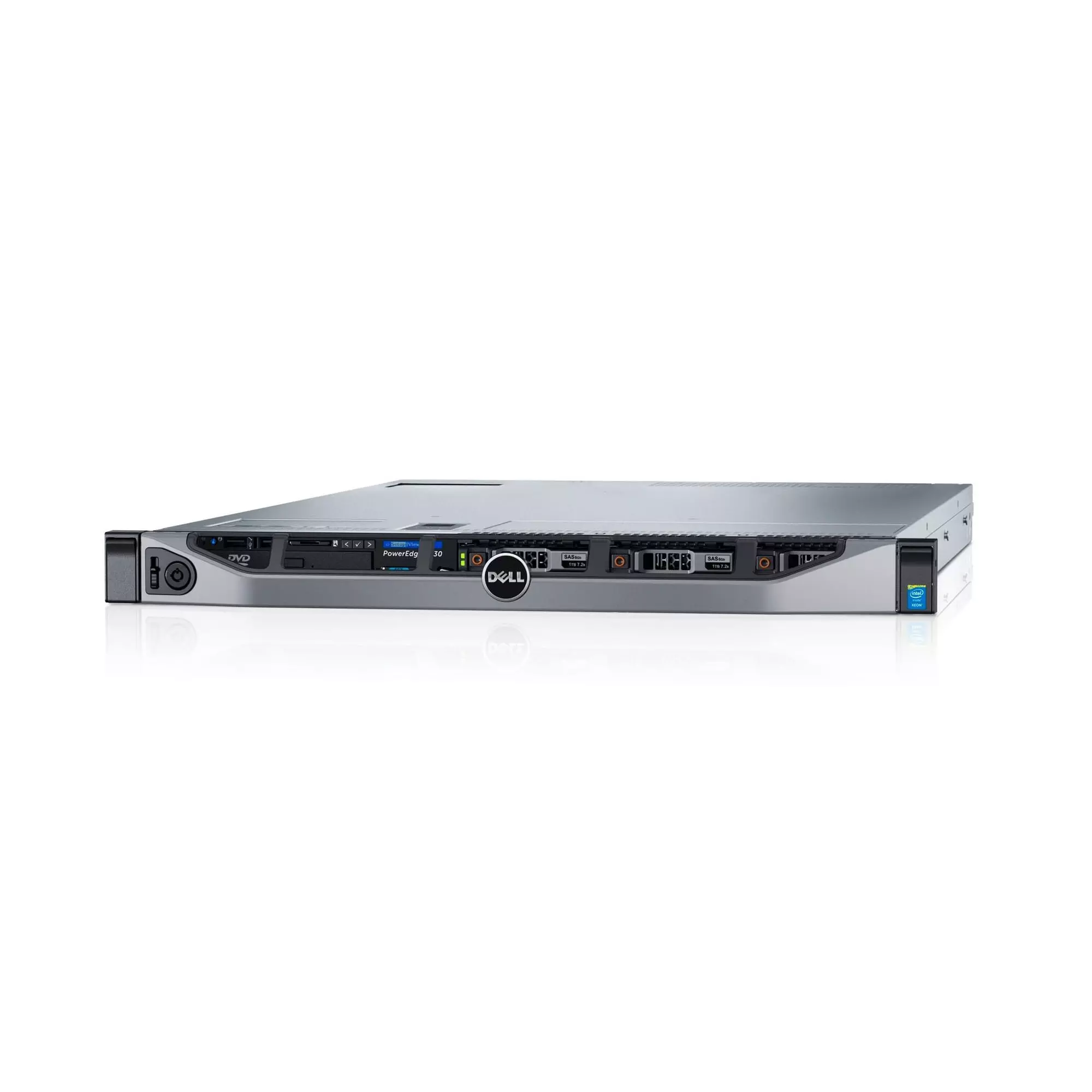 Servidor rack Dell PowerEdge R630 visto desde el frente